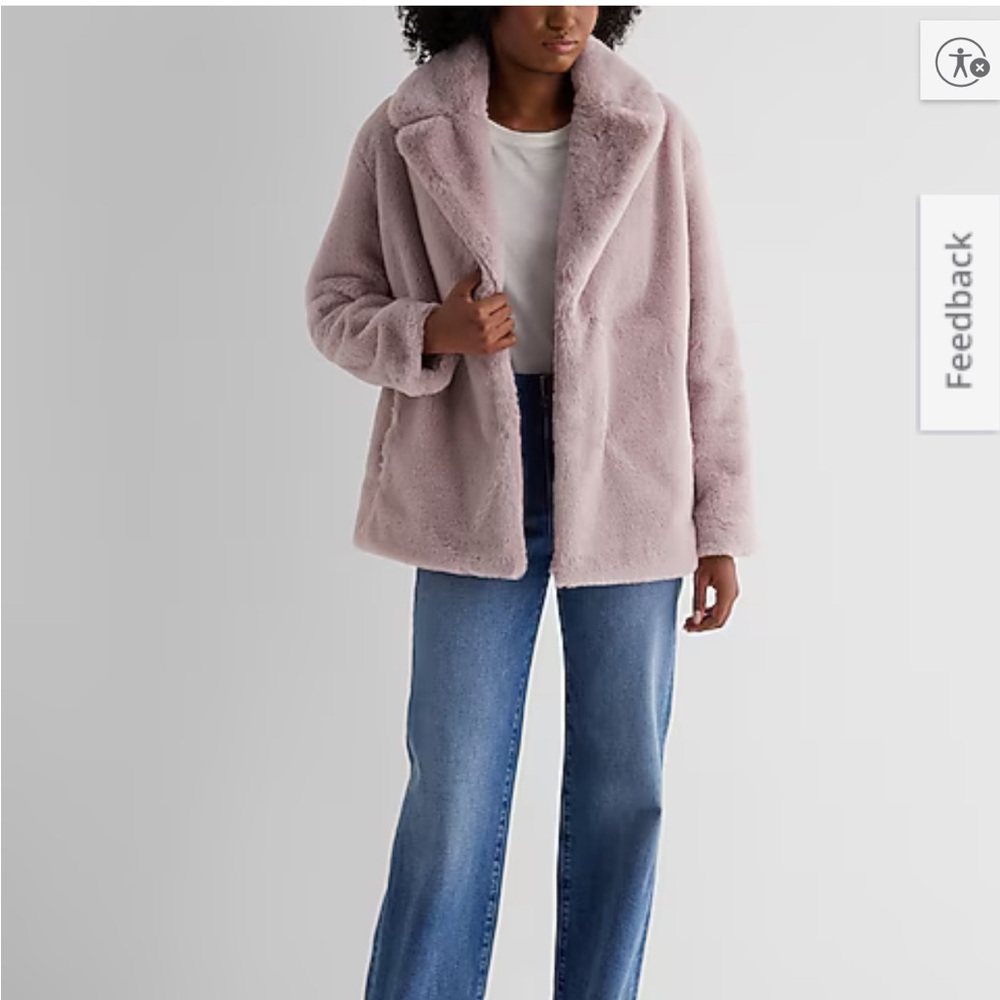Faux fur coat